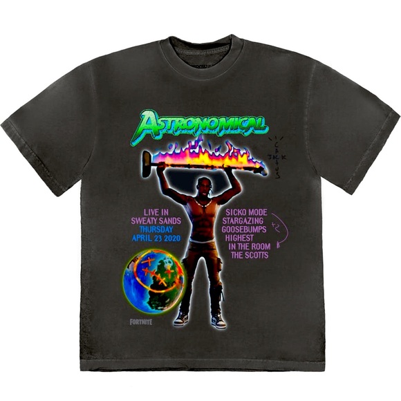 Travis Scott x Fortnite Back Bling T-Shirt - Picture 2 of 6